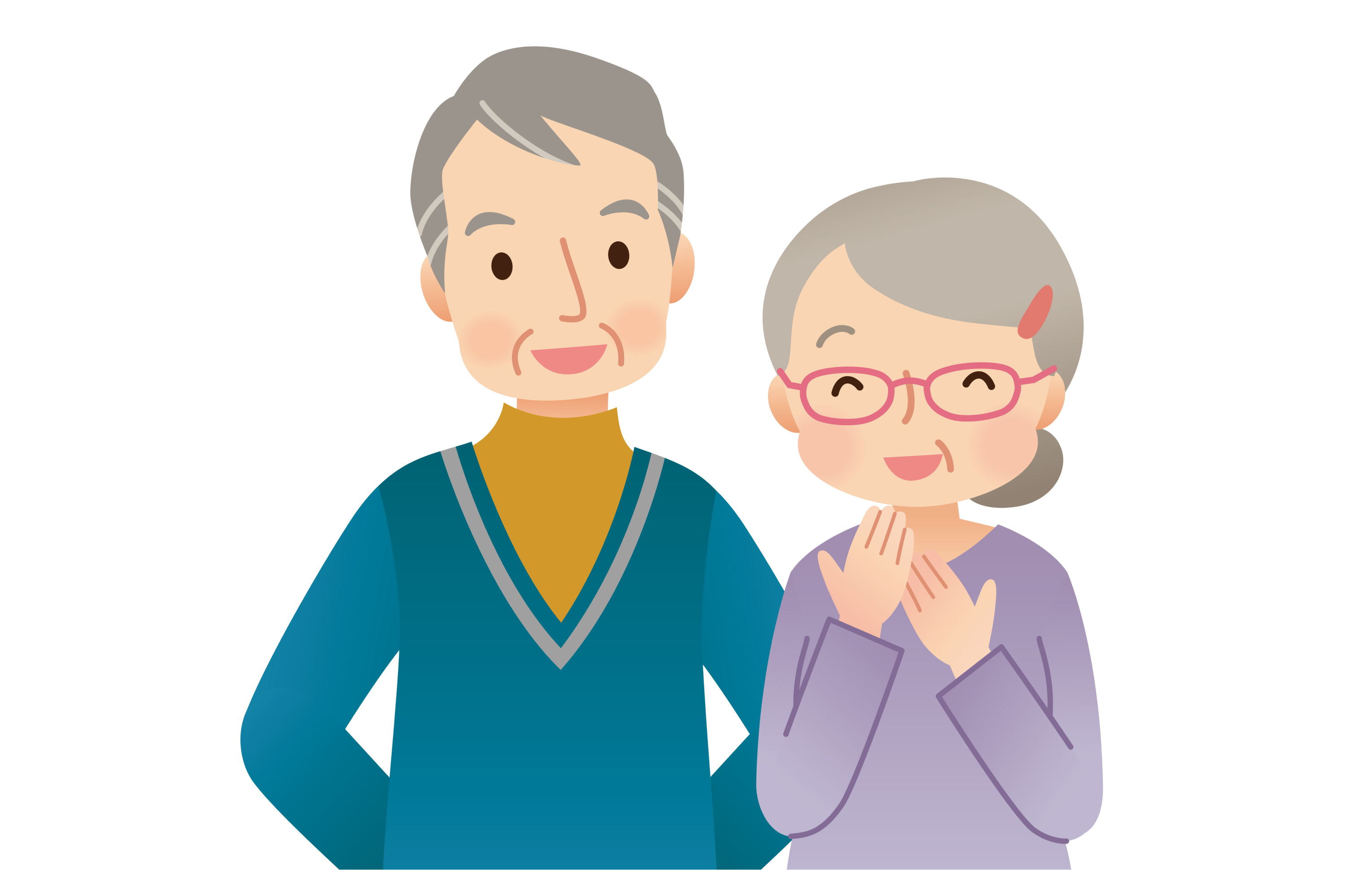 高齢者の夫婦