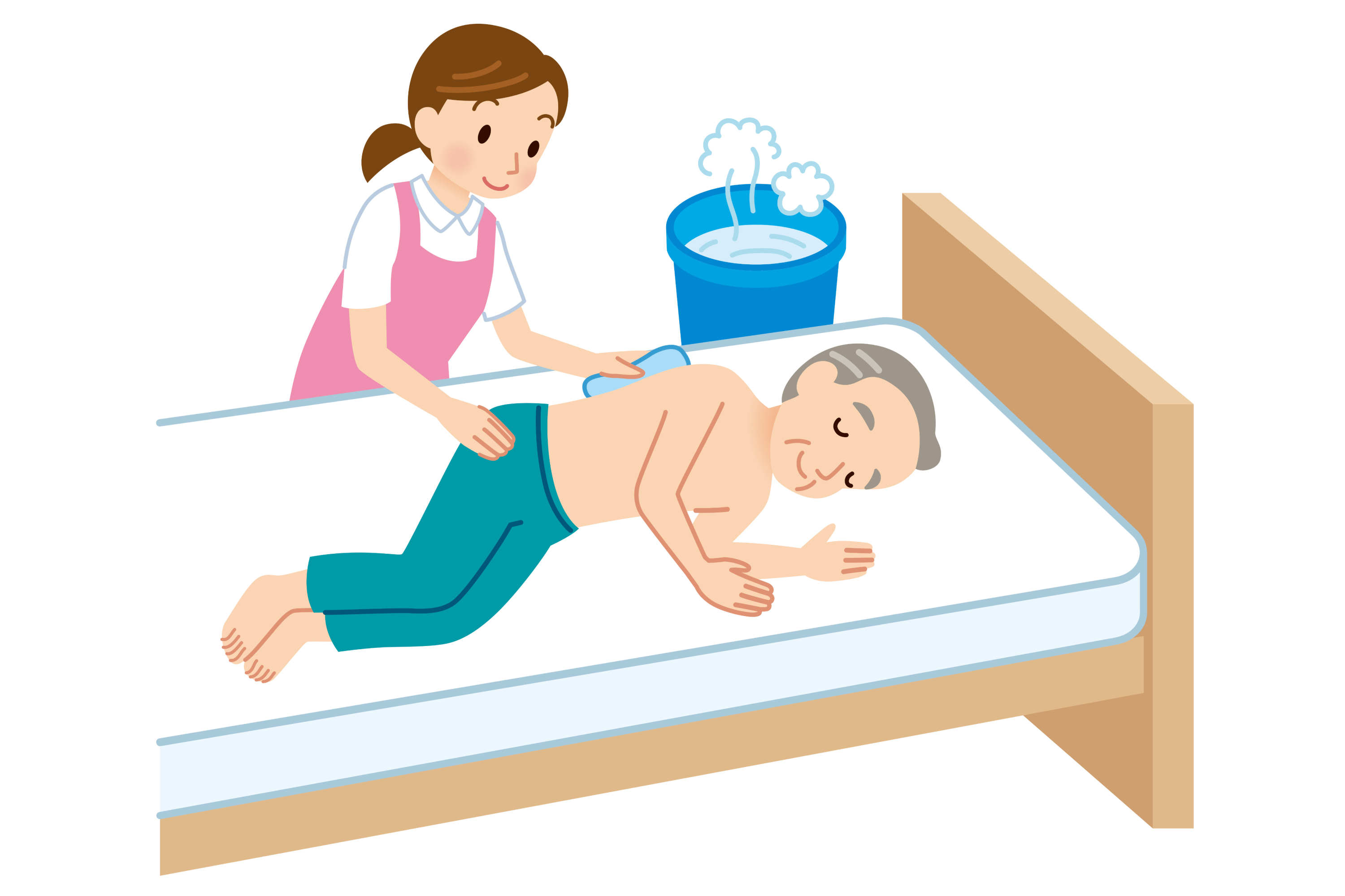 心身を爽快にする清拭（せいしき）・陰部洗浄の手順とポイント