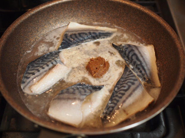 介護用鯖の味噌煮の作り方工程4