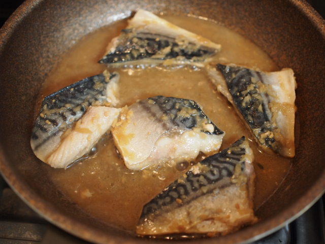 介護用鯖の味噌煮の作り方工程4