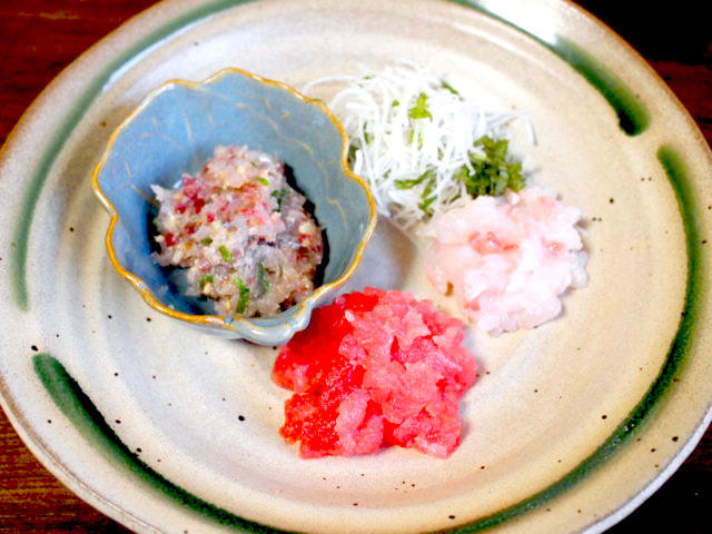 噛む力が弱いご高齢者に食べやすいお刺身の盛り合わせ【介護食のレシピ