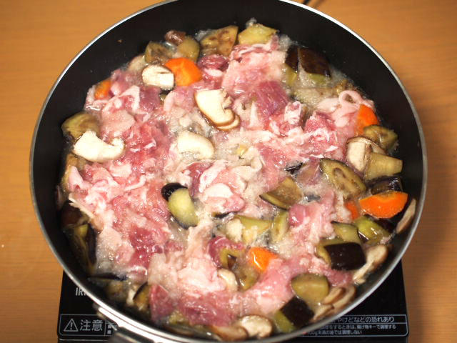 豚肉と茄子のみぞれ煮