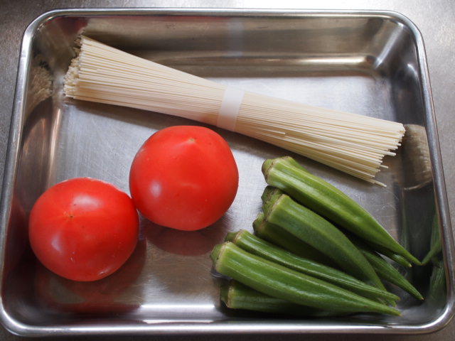 ネバネバ野菜でとろっとそうめん