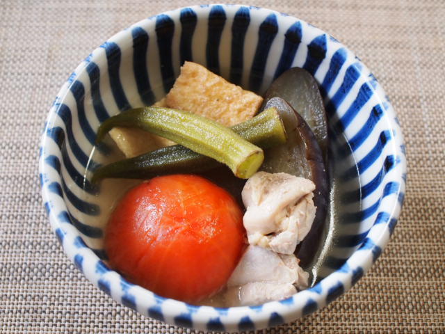 夏野菜と鶏の塩おでん【介護食のレシピ#15】