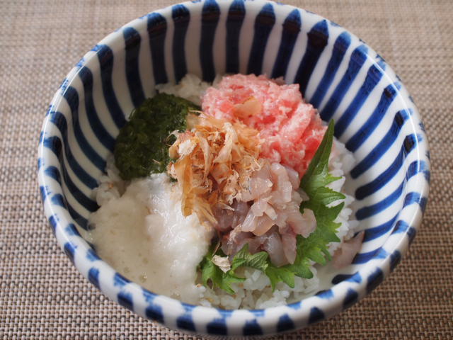 トロッとネバネバ海鮮丼【介護食のレシピ#28】