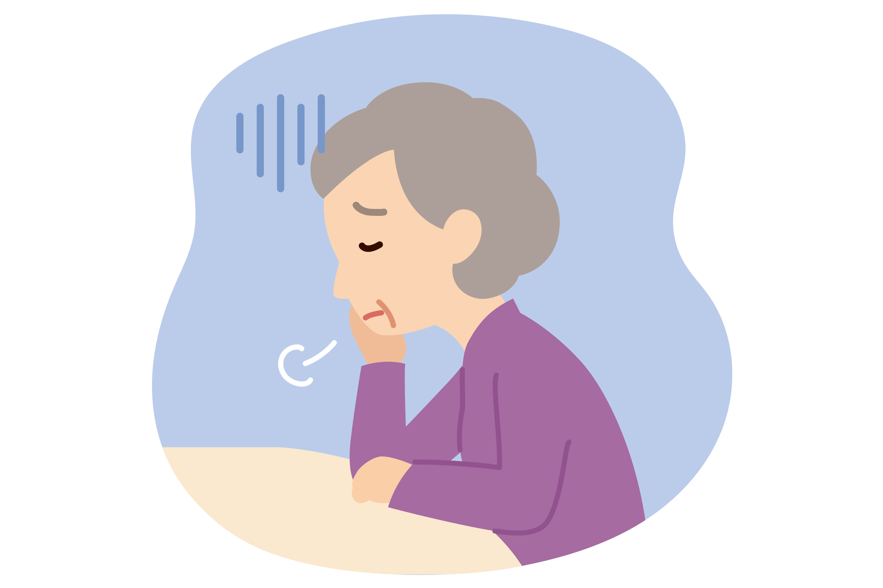 悩んでいる女性